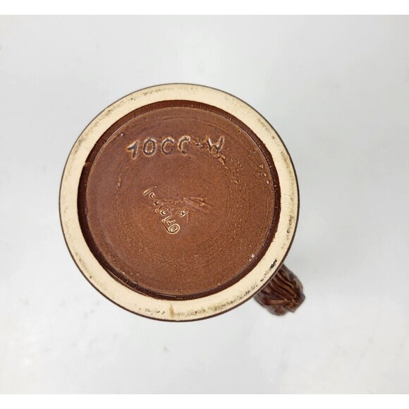 Vintage Original King German Beer Stein Ceramic Frankfurt Eagle No Lid 1000-W - Picture 9 of 12